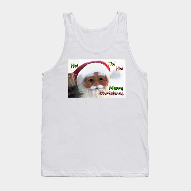 Merry Christmas Santa Clause Tank Top by ButterflyInTheAttic